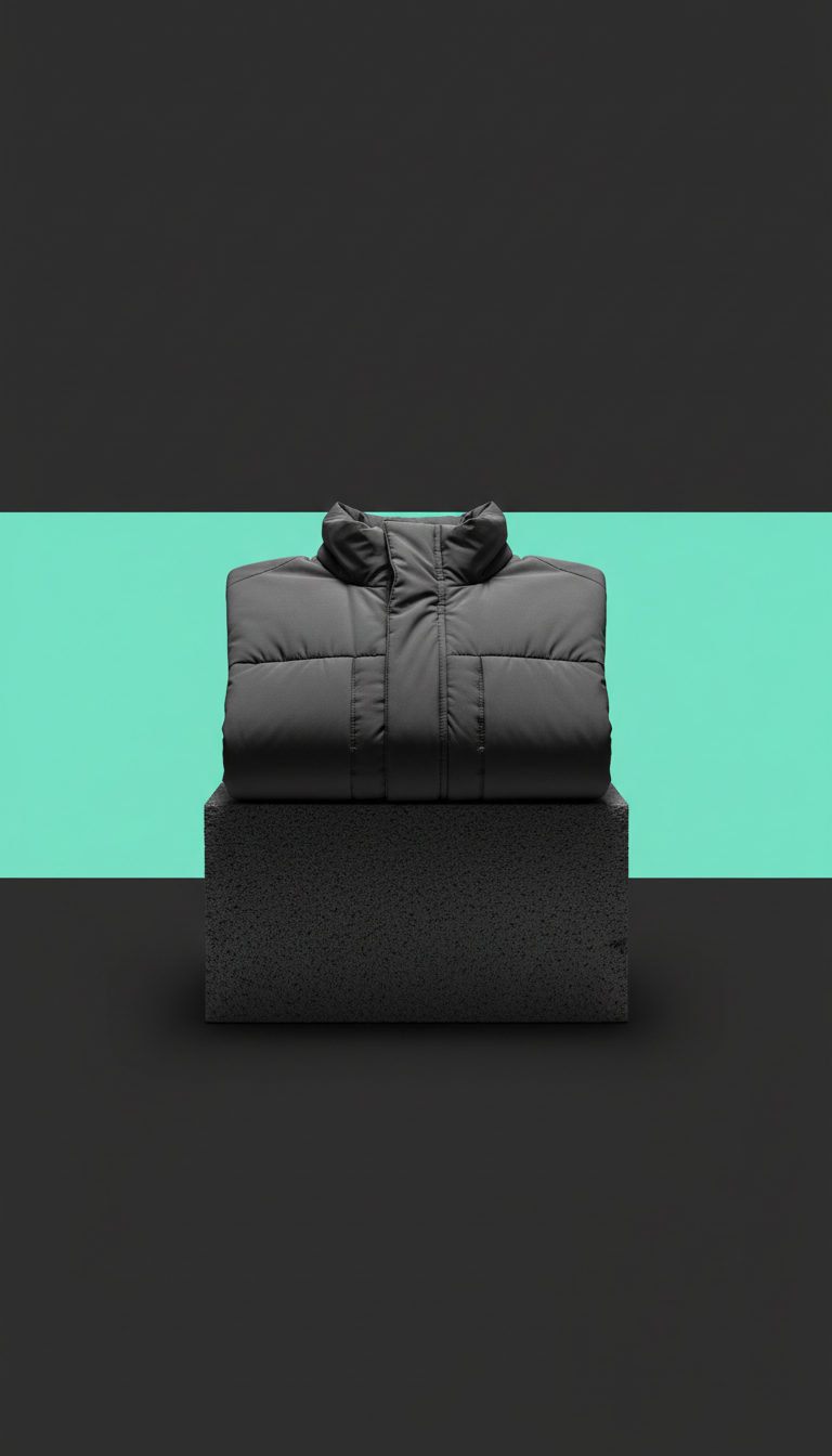 Midnight Asphalt Layered Jacket